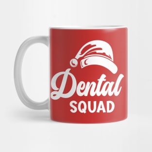 Dental Squad Santa Hat White Text Mug